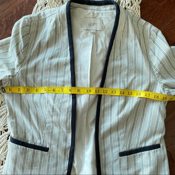 Loft | Open Front Casual Blazer - Picture 4 of 6